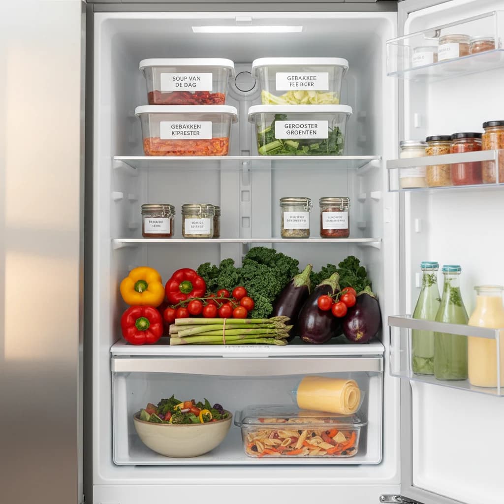 De beste tips om je koelkast slim in te richten en verspilling te stoppen